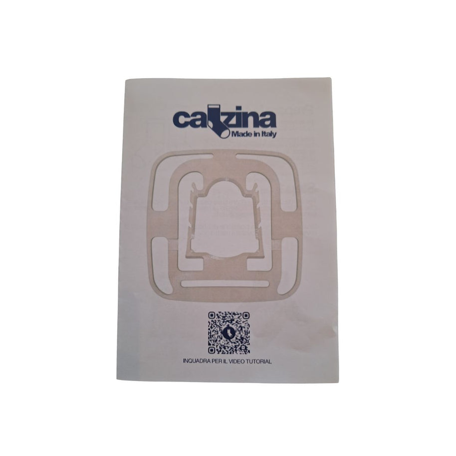 Inserto telaio Calzina per ricamare calzini  brochure