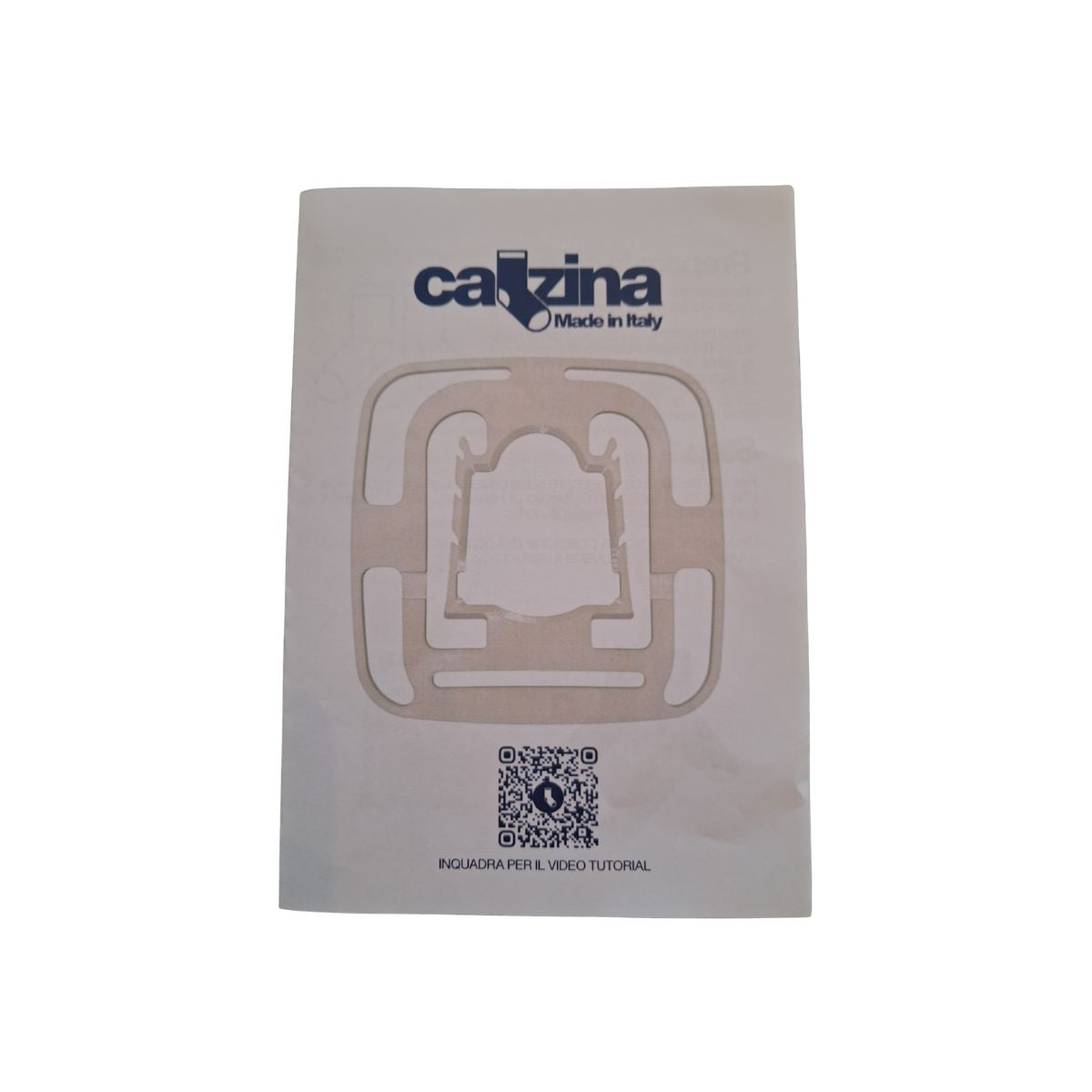 Inserto telaio Calzina per ricamare calzini  brochure