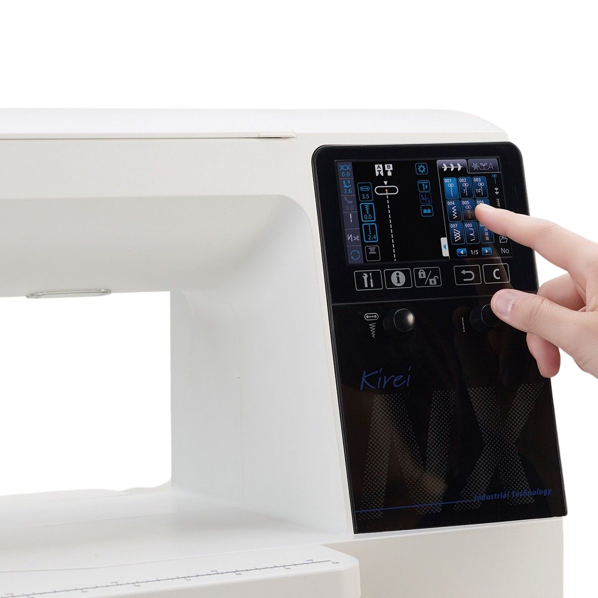 JUKI Macchina per cucire elettronica Juki NX7 display touch screen