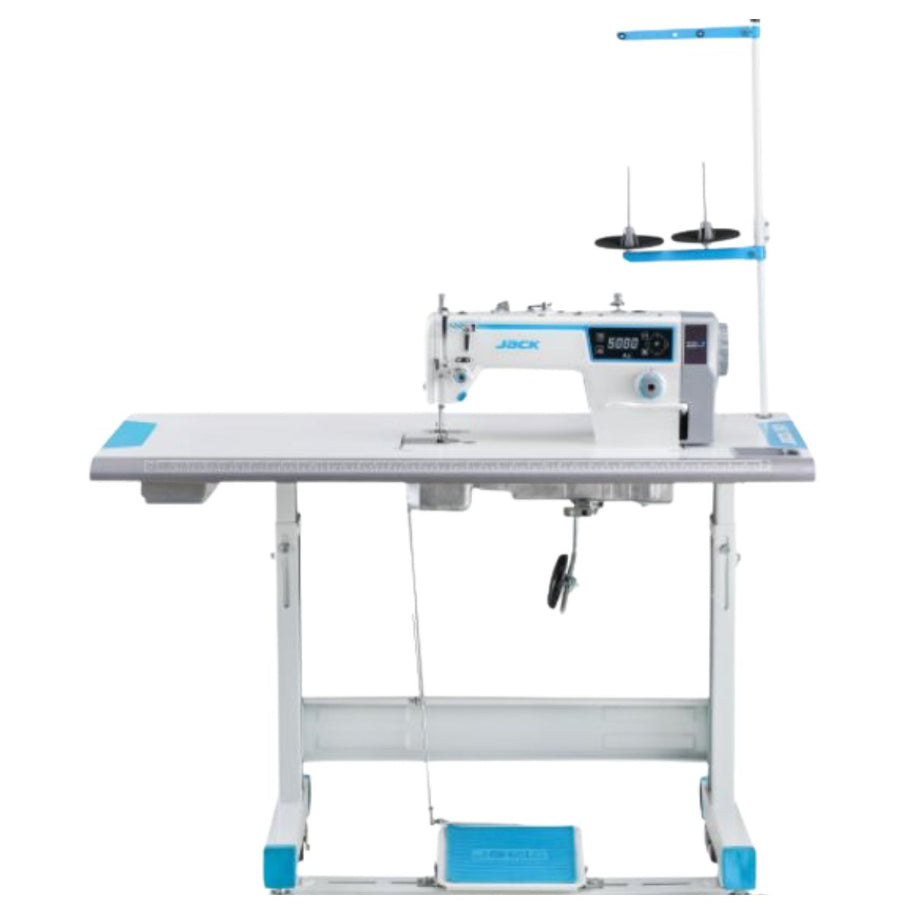 Jack A2C-H per Pesante Macchina da cucire Industriale con Rasafilo con tavolo
