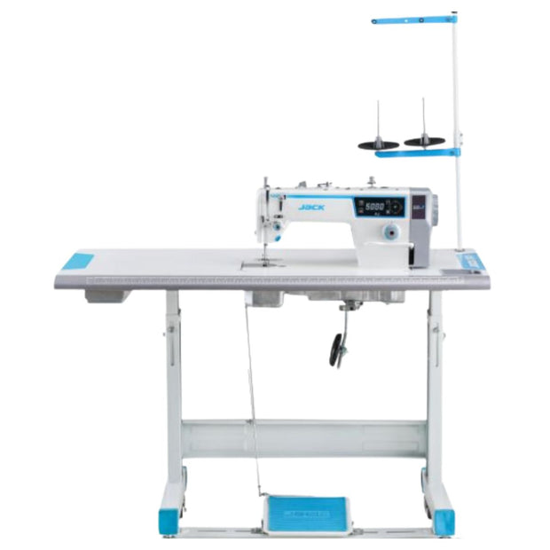 Jack A2C-H per Pesante Macchina da cucire Industriale con Rasafilo con tavolo