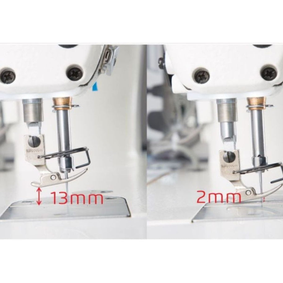 Jack A4C-A-CH-Macchina da cucire Industriale con Alzapiedino spessore di alzata piedino