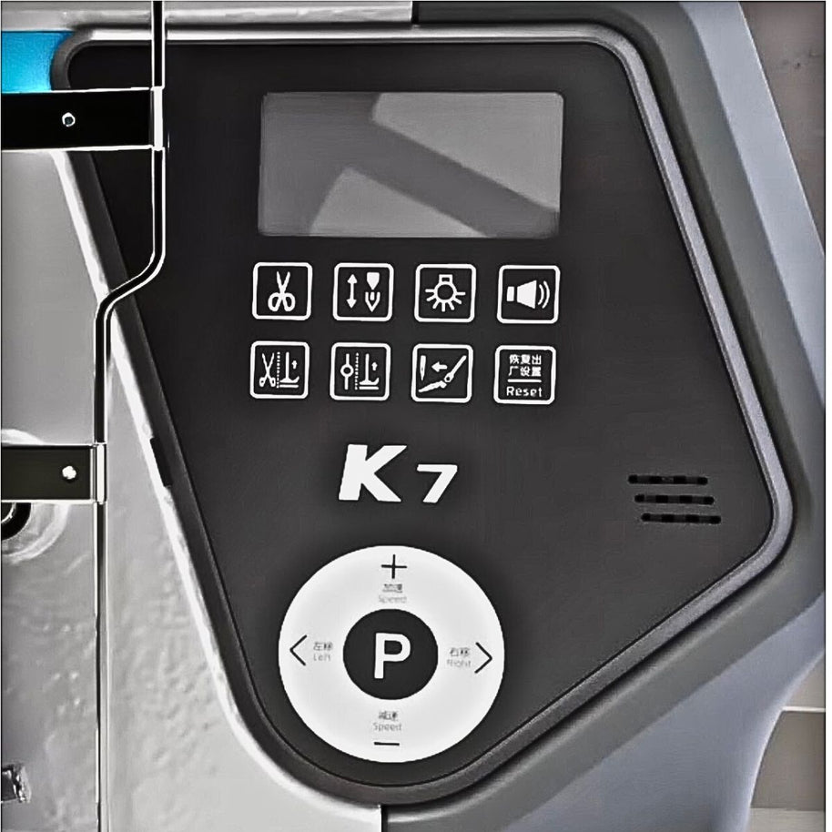 Jack K7-UT Macchina Punto Copertura Industriale con Intelligenza Artificiale display