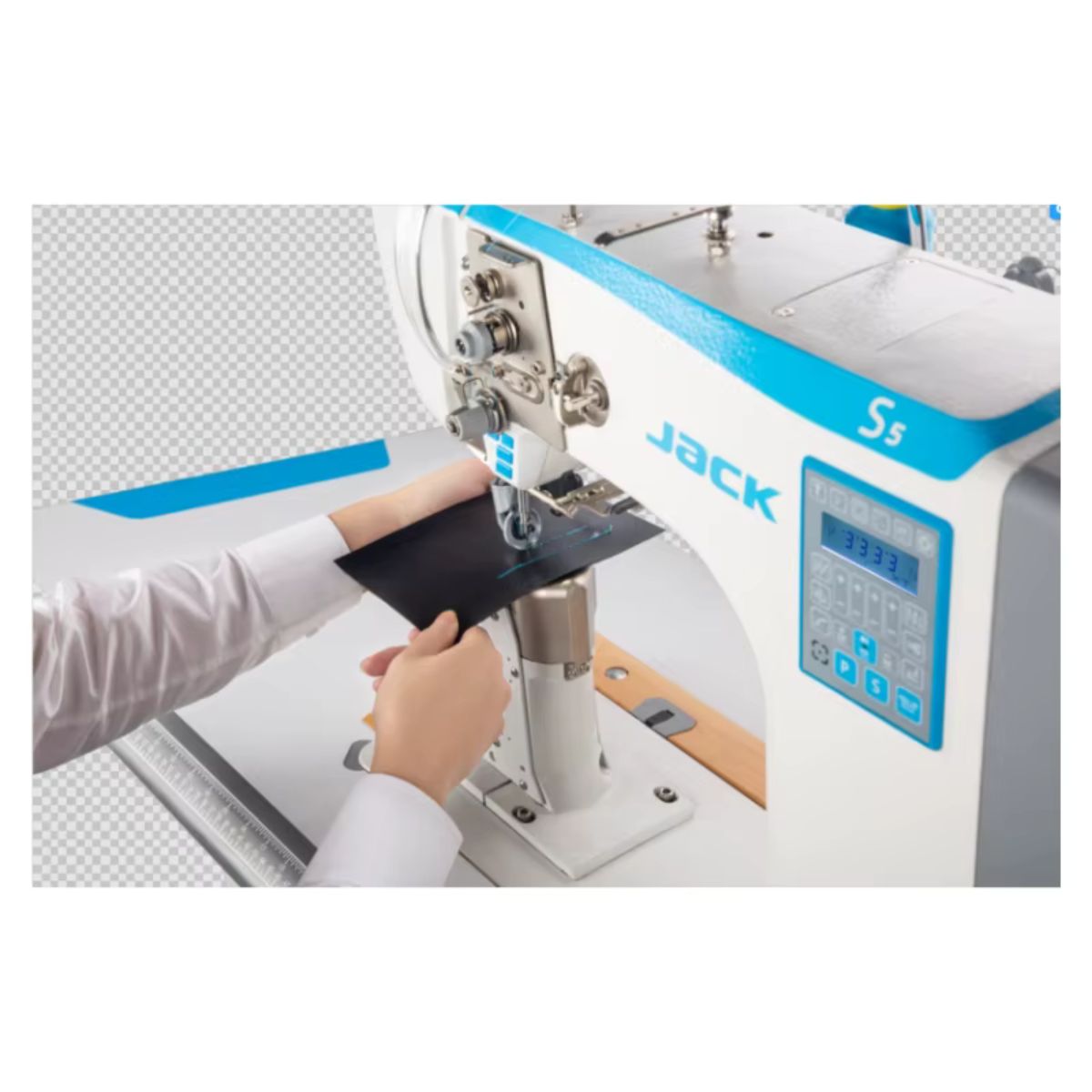 Jack S5 Macchina a Colonna completa di Tavolo cucitura su pelle