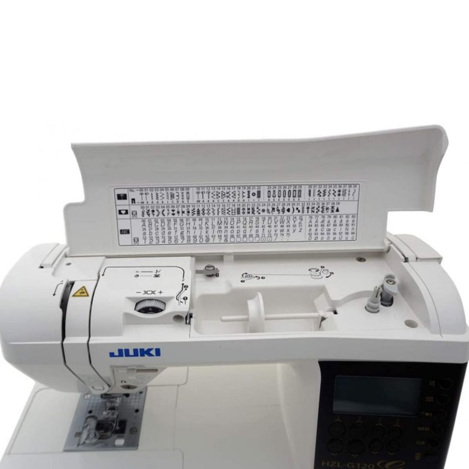 Juki HZL-G120 Macchina da cucire elettronica tabella punti