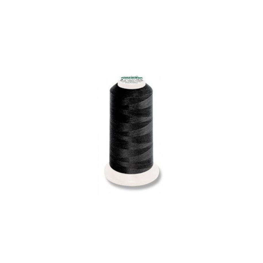 MADEIRA filo Aeroflock per taglia e cuci n.100 1000 mt. nero