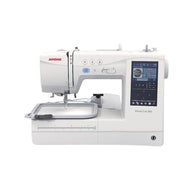 Macchina per cucire e ricamare Janome Memory Craft MC1000 assetto ricamo frontale