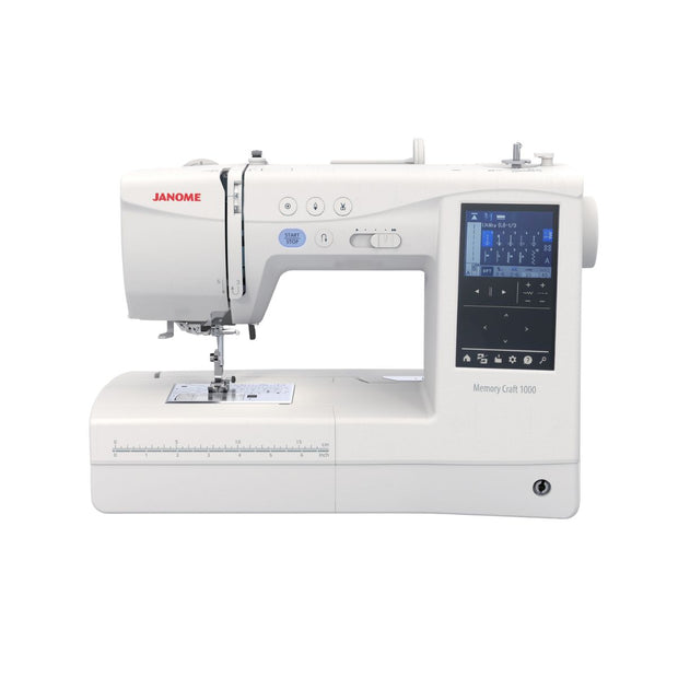 Macchina per cucire e ricamare Janome Memory Craft MC1000 assetto cucito