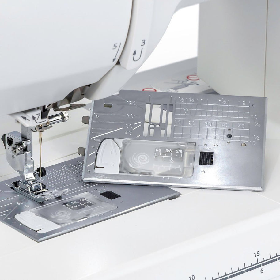 Macchina per cucire e ricamare Janome Memory Craft MC1000 placca ago cucito e placca ago ricamo