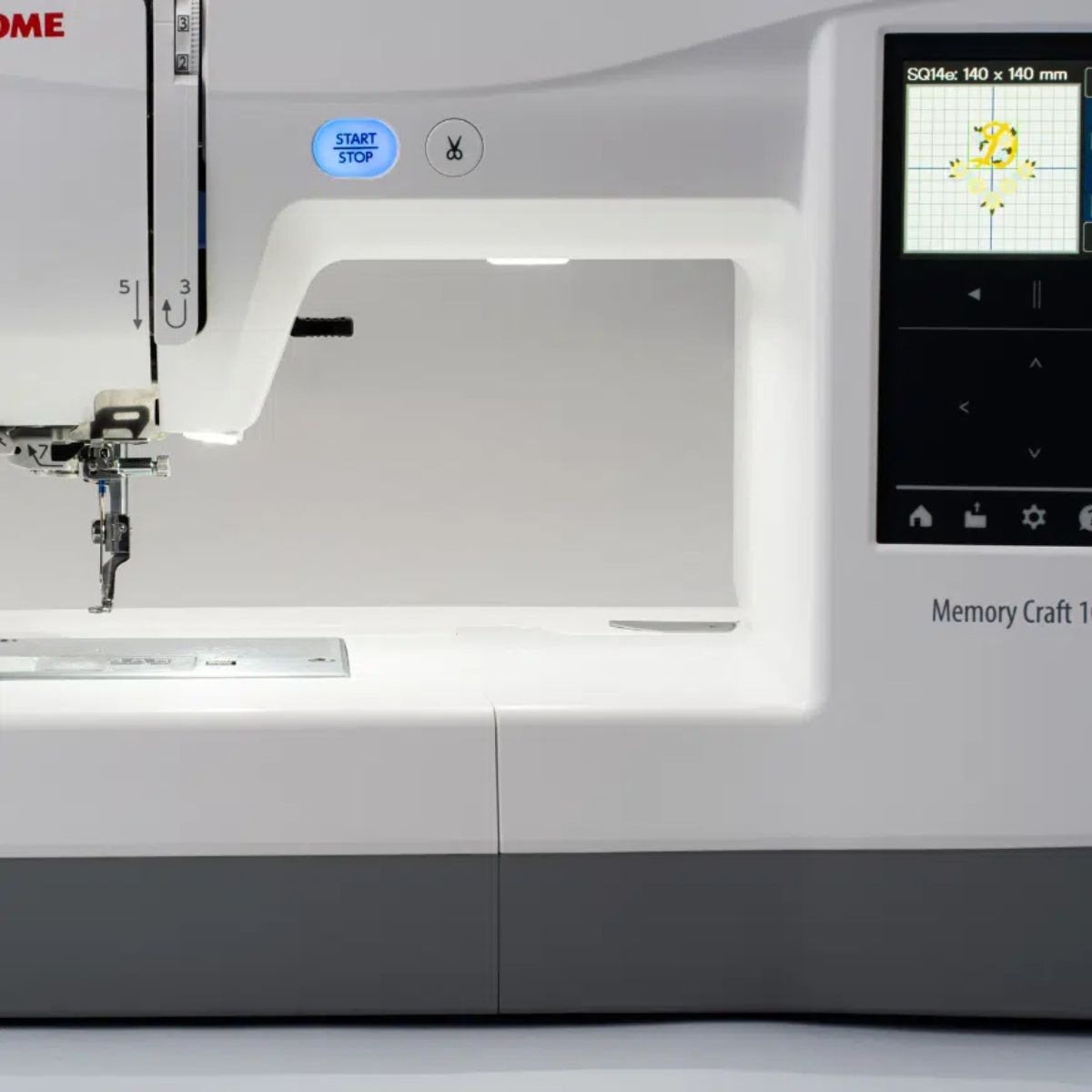 Macchina per cucire e ricamare Janome Memory Craft MC100E illuminazione chiara
