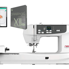 Macchina per Cucire e Ricamare Necchi Logica NCH05AX con Software Essential XII