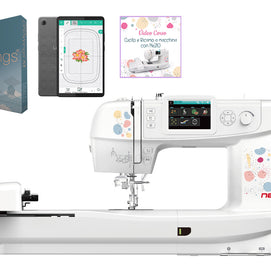 Necchi NE210 Macchina per cucire e ricamare con Software Drawings XII Pro