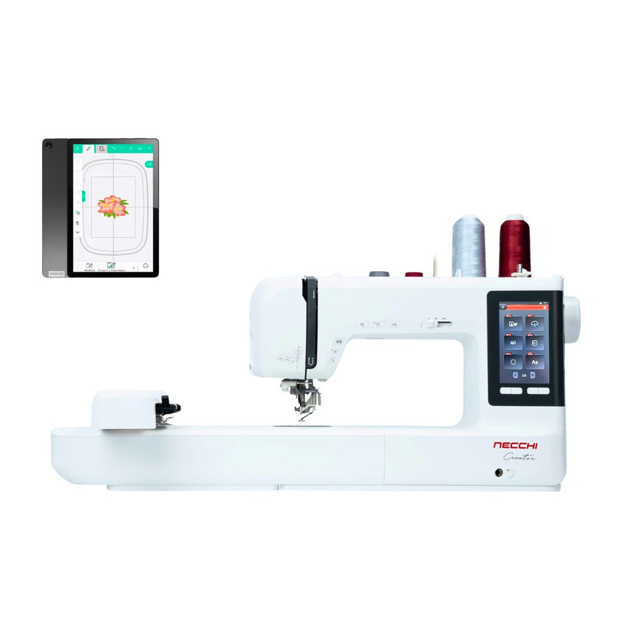 Necchi Creator C2000 Macchina per cucire e Ricamare con Tablet in Omaggio!