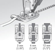 Pfaff piedino per finiture decorative con sistema IDT 820614096