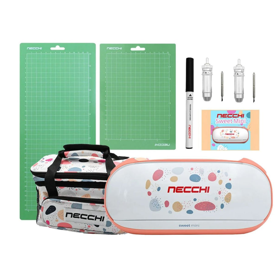 Plotter da taglio Necchi Sweet Mini + lama 60° con portalama, borsa e tappetino 13x33 cm.