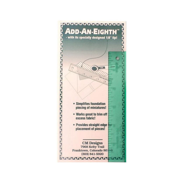 Regolo CM Design CM08 "Add an Eighth" per tagli con margine di cucitura di 1/8"