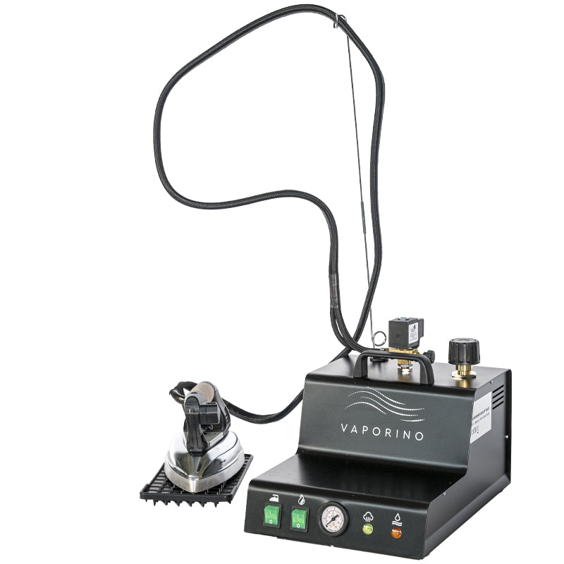 Ferro da stiro Professionale con Caldaia Vaporino Battistella nero