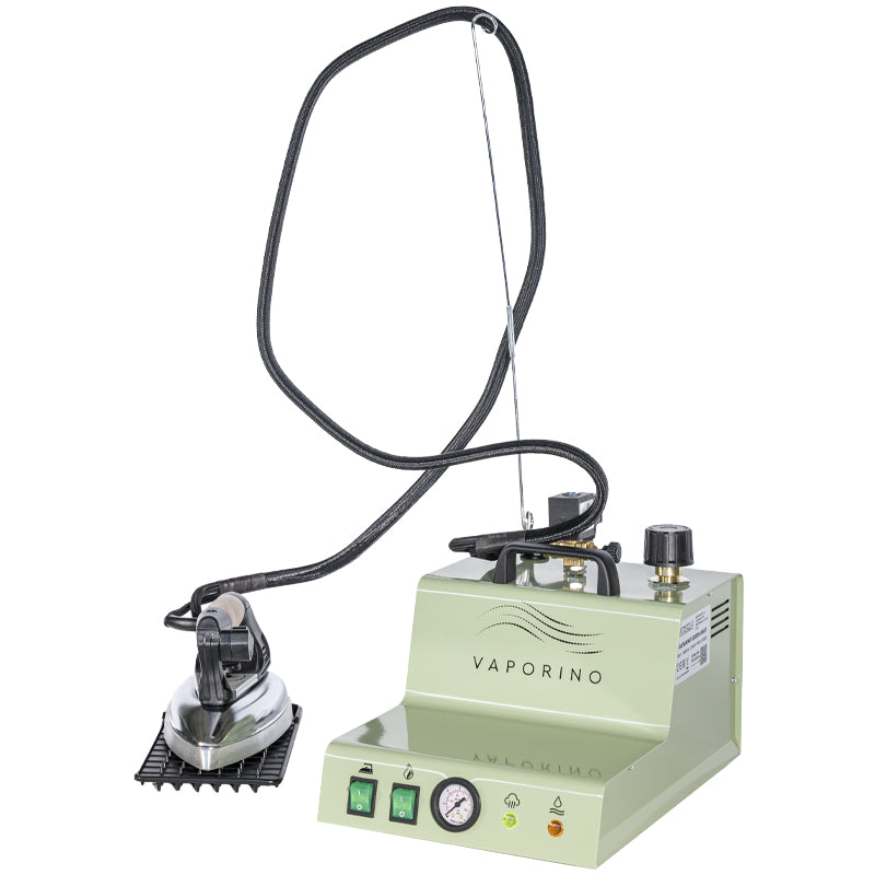 Ferro da stiro Professionale con Caldaia Vaporino Battistella verde