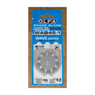 Olfa Lama di ricambio ad Onde larghe per Cutter da 45mm