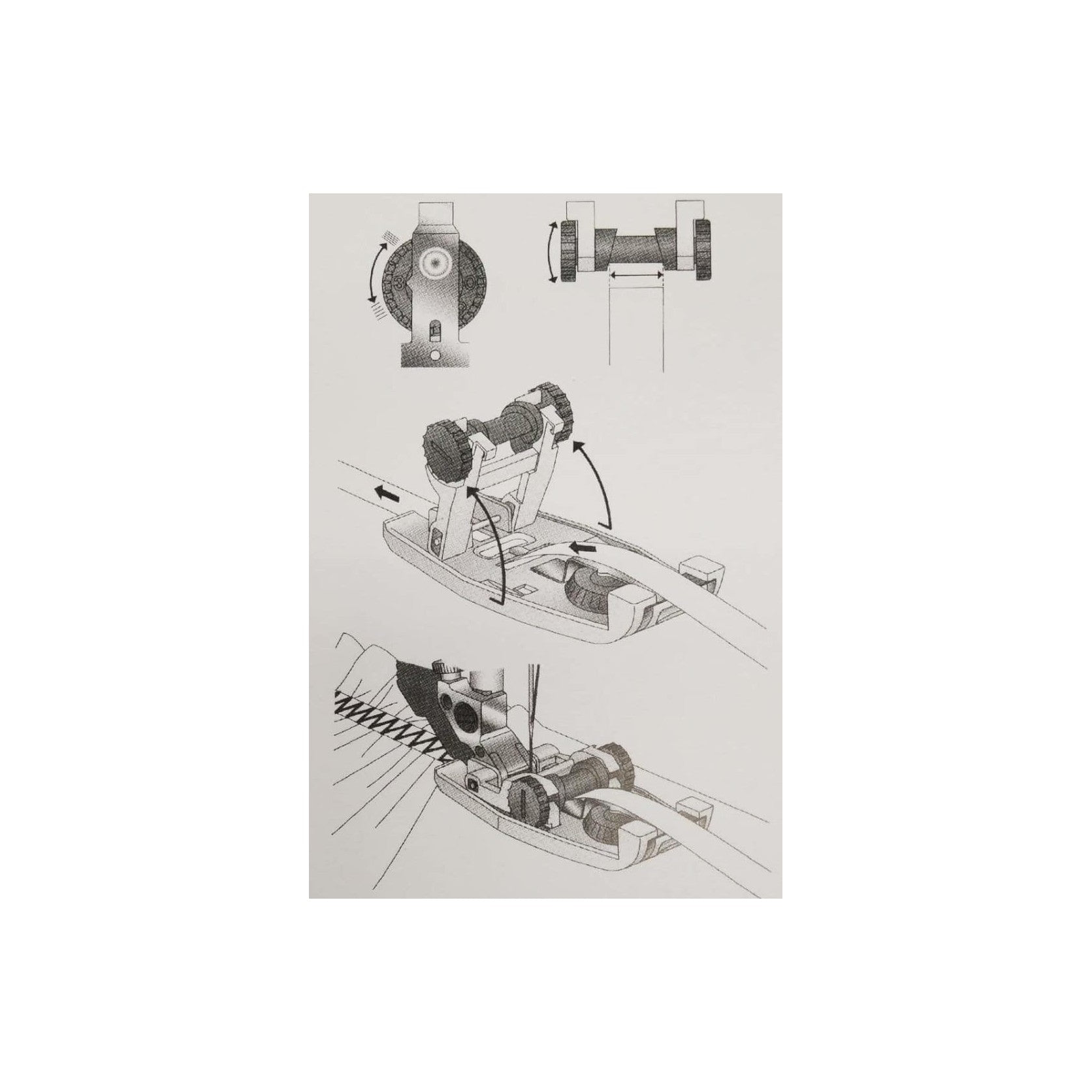 Piedino premistoffa standard PFAFF® per il sistema IDT Piedino premistoffa standard PFAFF® per il sistema IDT