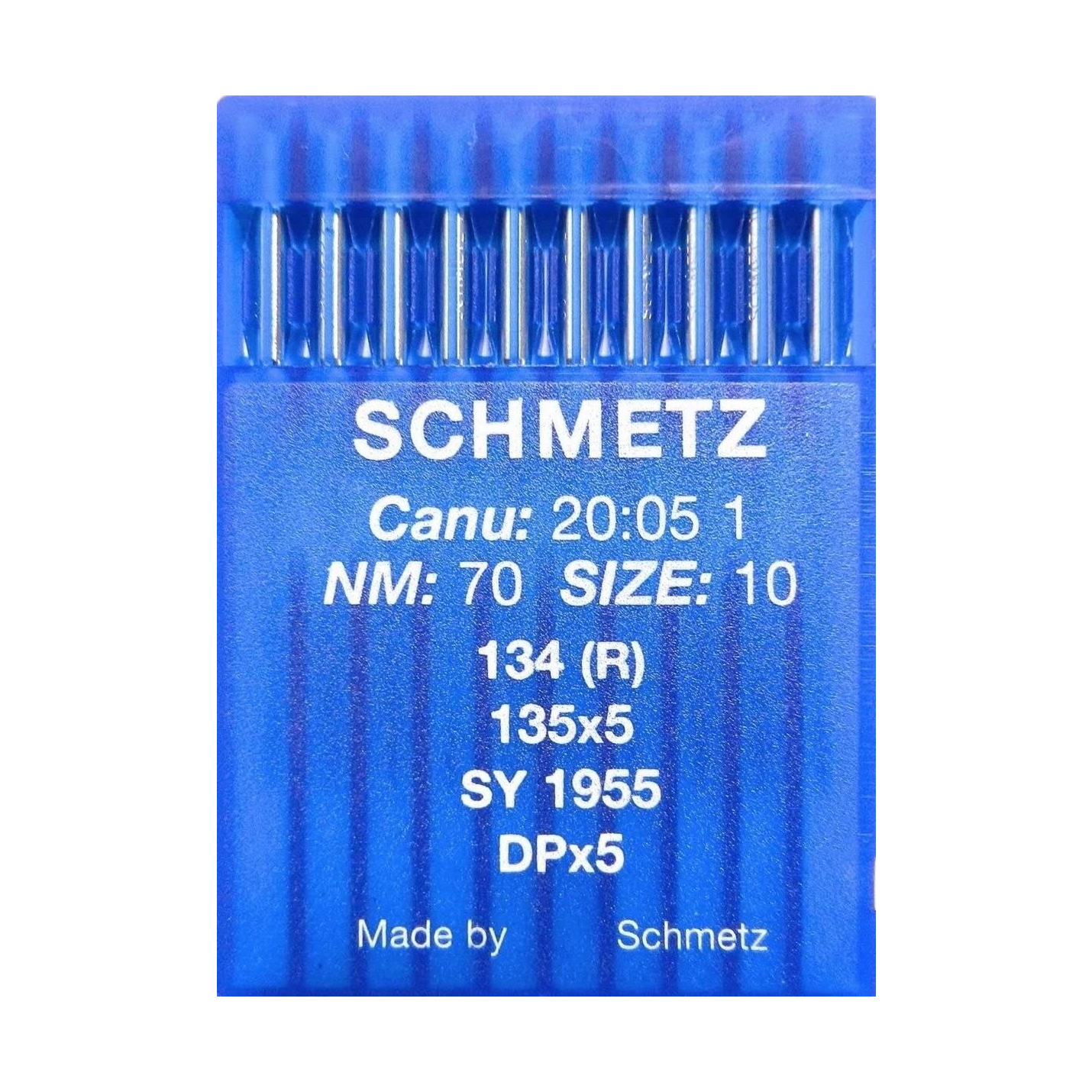 10 Aghi Schmetz n°70 134(R) per Macchine Industriali