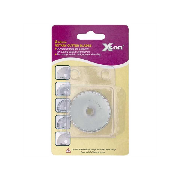 Sew Mate Lama di Ricambio Dentellata da 45mm DWRB001