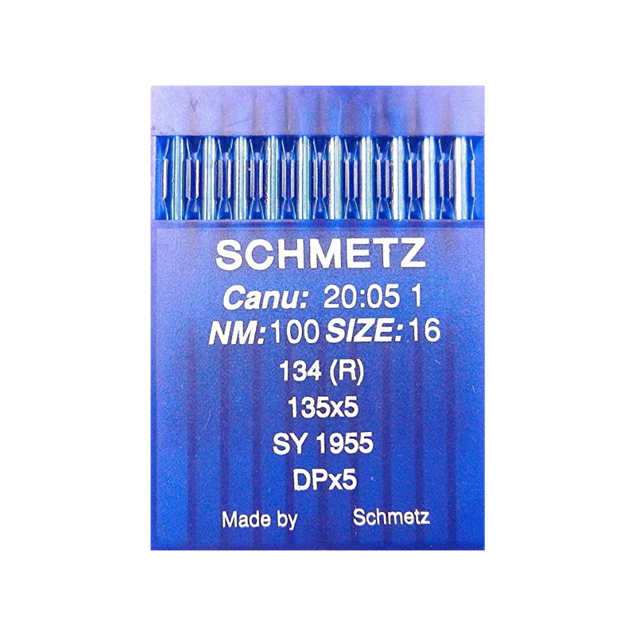 10 Aghi Schmetz n°100 134 (R) per Macchine Industriali