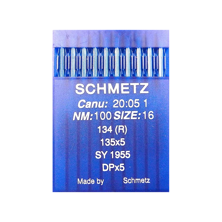 10 Aghi Schmetz n°100 134 (R) per Macchine Industriali