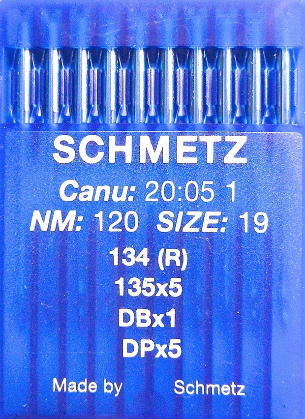 10 Aghi Schmetz n°120 134 (R) per Macchine Industriali