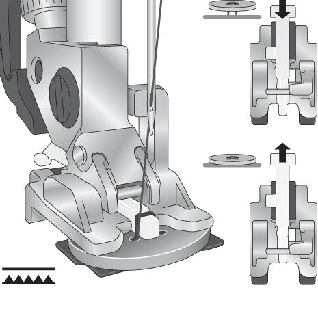 Piedino per bottoni Pfaff 820473096