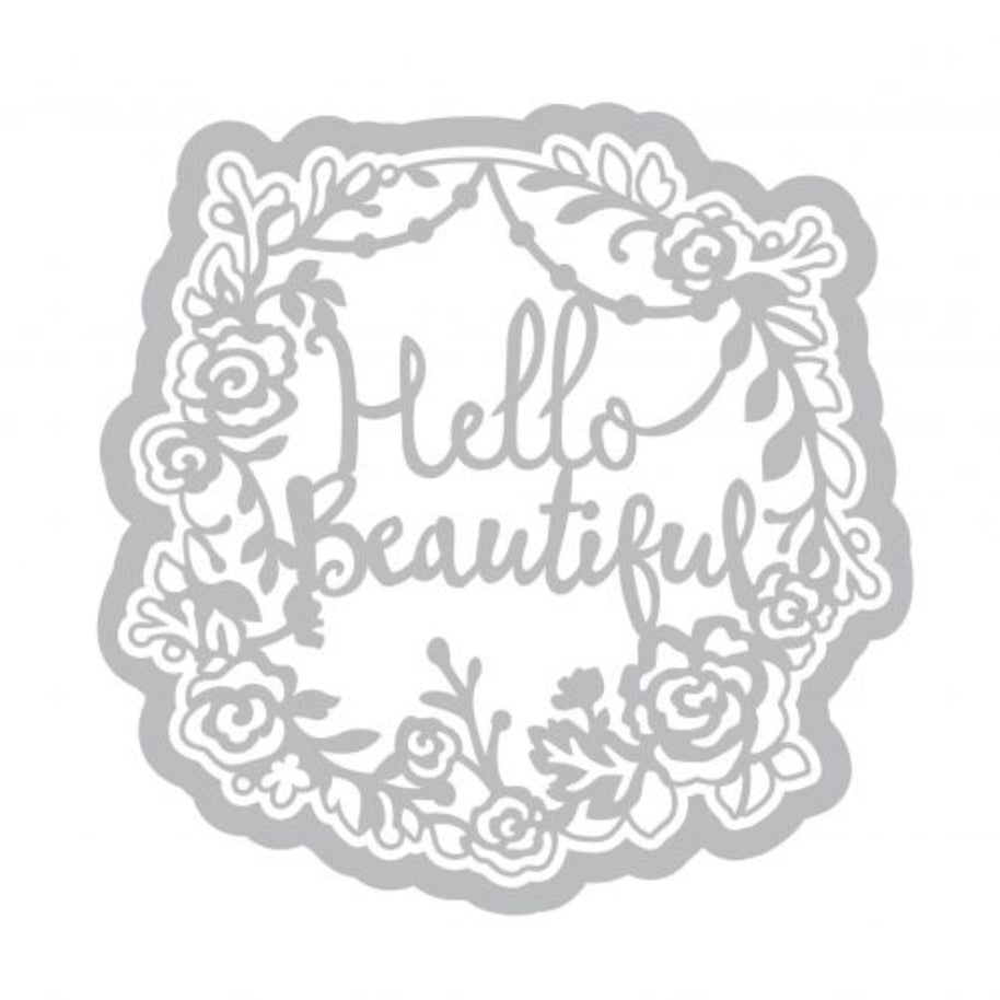 Fustella Sizzix Big Shot Thinlits 661943 Frase Ciao Bellezza