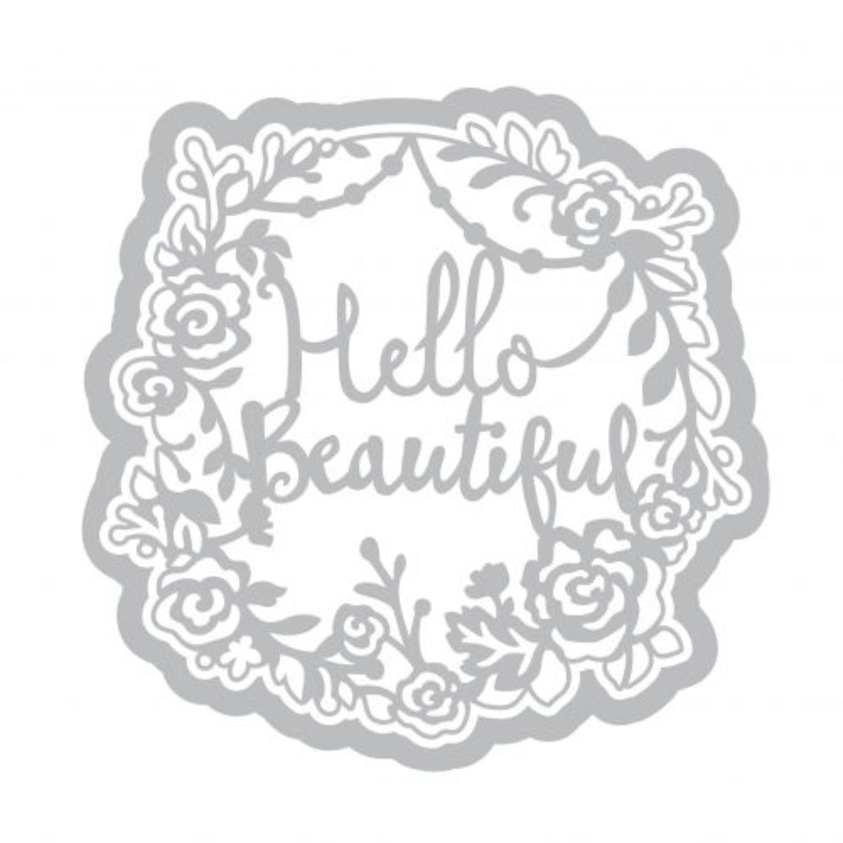 Fustella Sizzix Big Shot Thinlits 661943 Frase Ciao Bellezza