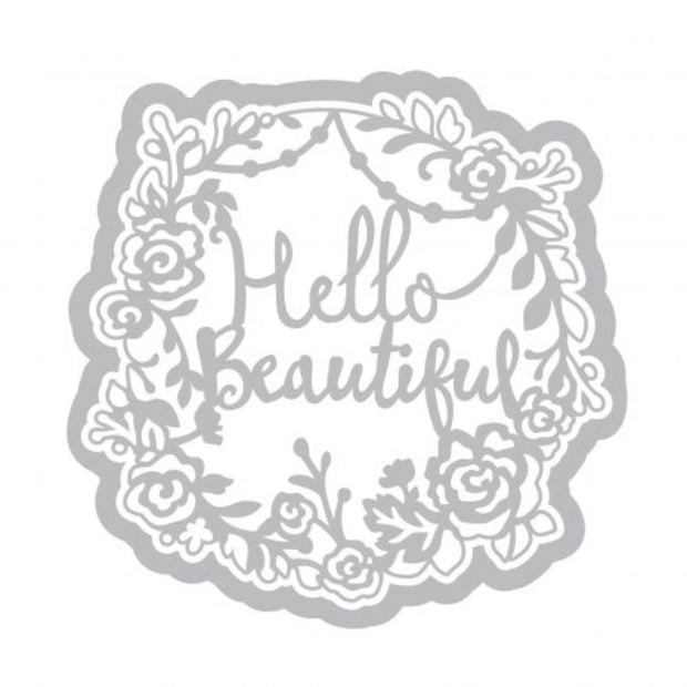 Fustella Sizzix Big Shot Thinlits 661943 Frase Ciao Bellezza