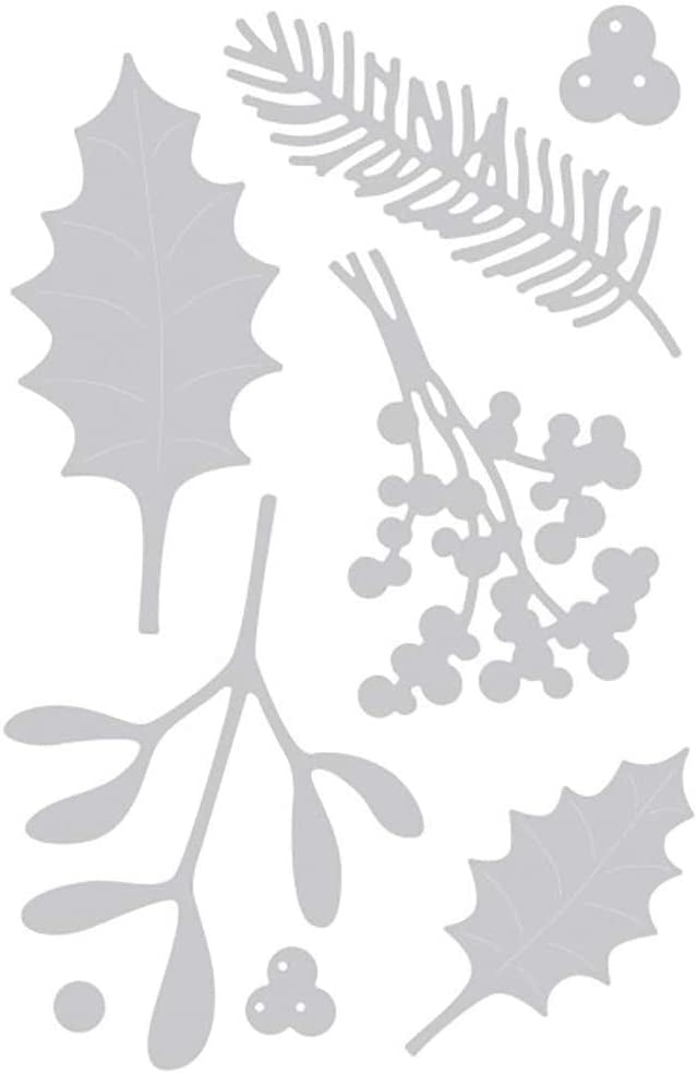 Sizzix Fustella Thinlits 662571 fogliame invernale