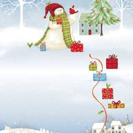 Tessuto di cotone Americano Happy Holidays