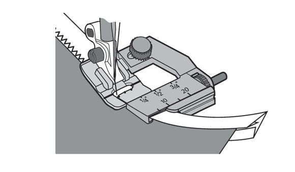 Piedino regolabile per sbiechi Husqvarna Viking 412985045