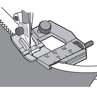 Piedino regolabile per sbiechi Husqvarna Viking 412985045
