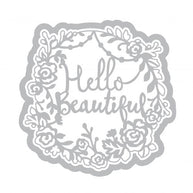 Fustella Sizzix Big Shot Thinlits 661943 Frase Ciao Bellezza