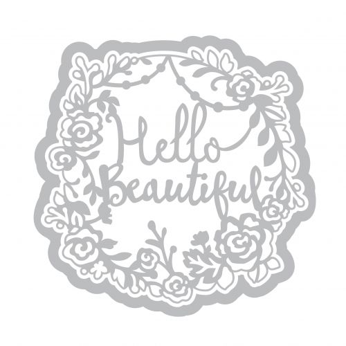 Fustella Sizzix Big Shot Thinlits 661943 Frase Ciao Bellezza
