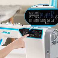 Jack A4F-H Macchina da cucire Industriale con Rasafilo