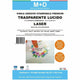 Vinile adesivo stampabile permanente laser (trasparente lucido)
