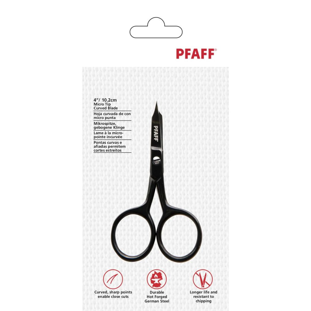 Pfaff Forbici da ricamo 4 con lame curve –