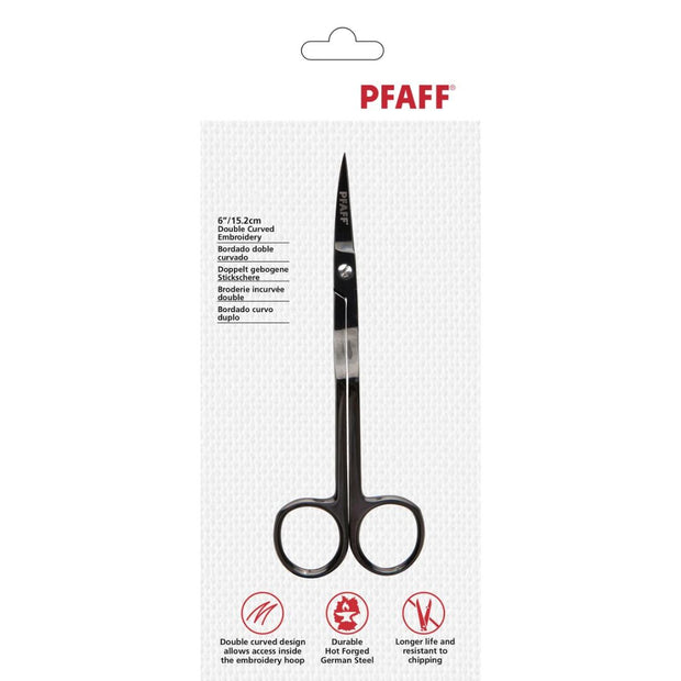 Pfaff Forbici da ricamo con doppia curva