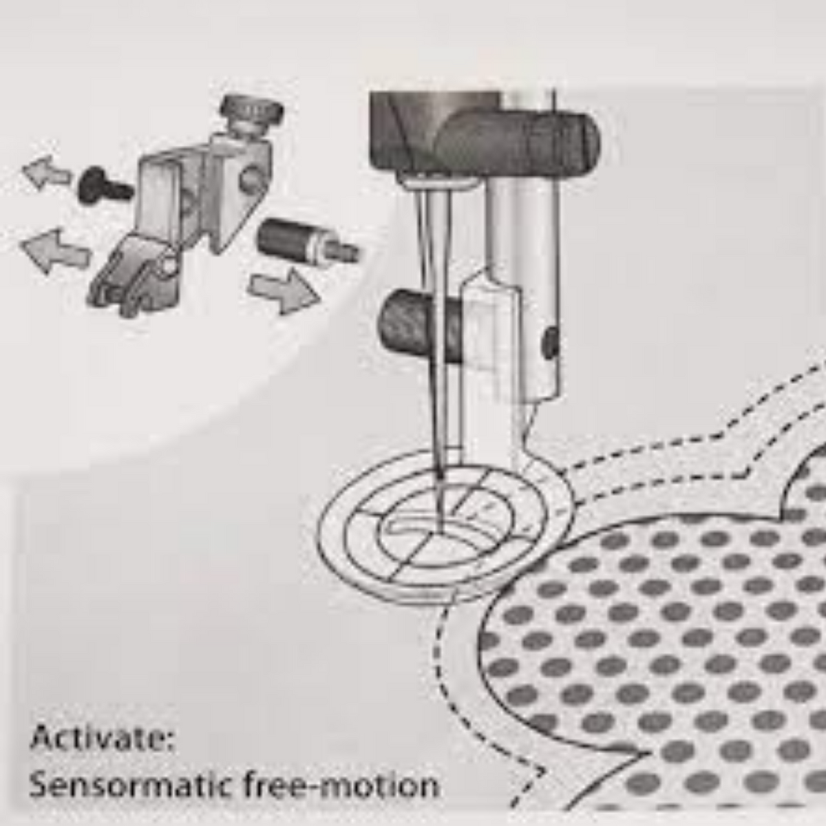 Pfaff | Piedino Standard | Sistema IDT™ - Trimac Macchine Per Cucire