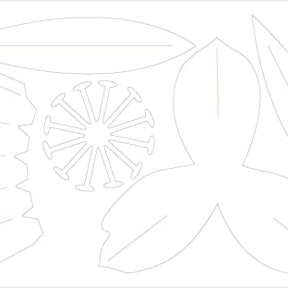 Fustella Sizzix BigZL 665107 Narciso